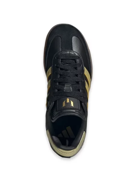 Sneakerși Adidas Gazelle cu dungi cu autograf gri