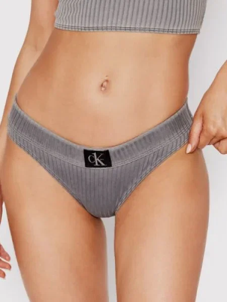 Tanga Calvin Klein Swimwear szürke