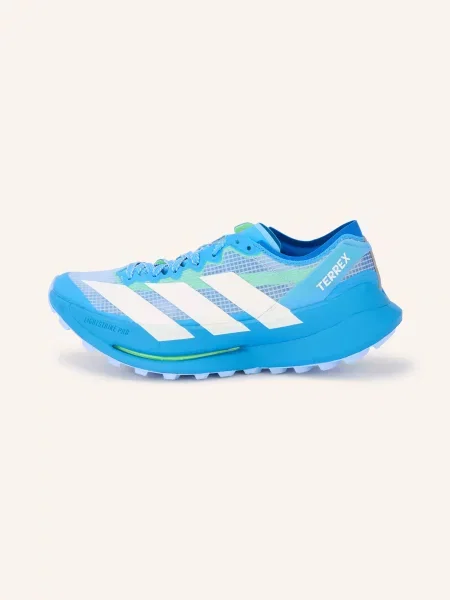 Adidas Terrex Běžecké Trailové Boty Terrex Agravic Speed Ultra 2 modrá / neonově zelená bílá