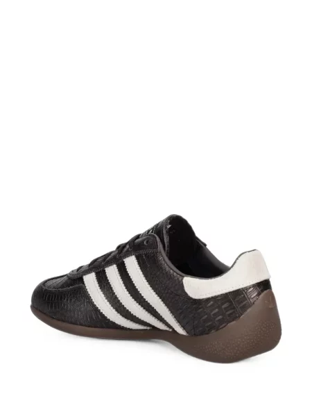Decupat geacă Adidas cu glugă cu model piele de șarpe alb