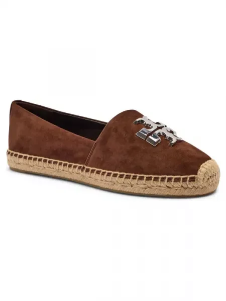 TORY BURCH De piele espadrile ELEANOR maro