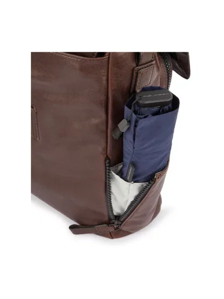 Torba na laptopa Piquadro brązowa