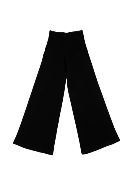 Blugi Free People cu talie înaltă negru