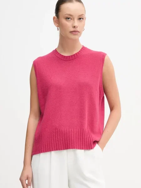 United Colors of Benetton Prsluk s dodatkom vune