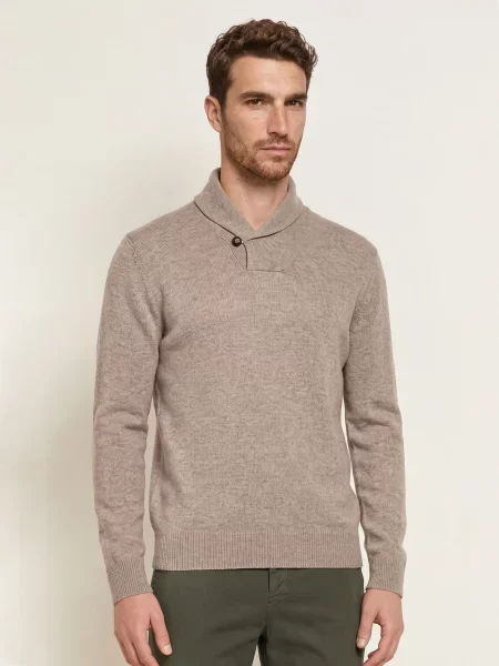 Hackett London Svetry S Merino Vlnou černošedá