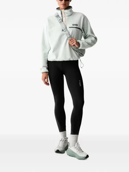 Pulover Columbia din fleece cu cordon verde