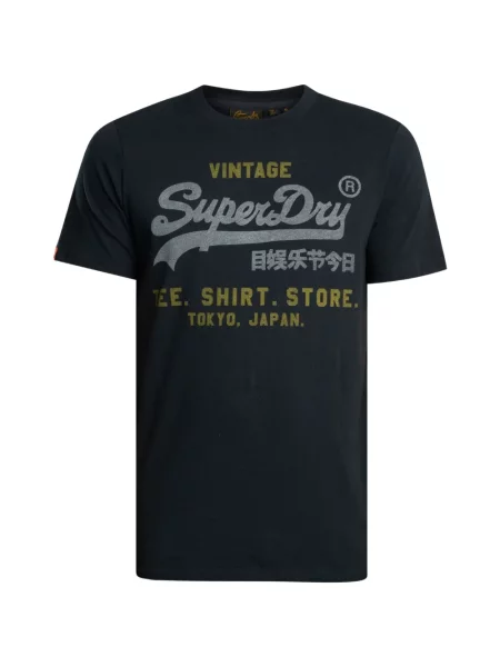Tricou Superdry cu imagine albastru