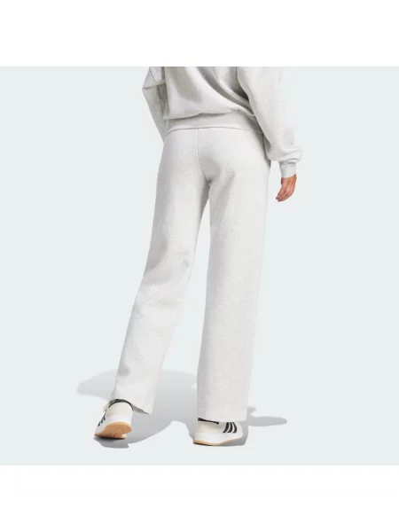 Spodnie Essentials Small Logo Feel Cozy Open-Hem białe