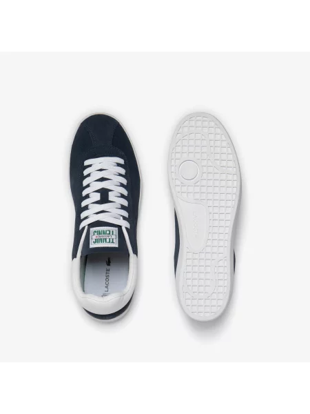 Lacoste Skórzane Sneakersy Baseshot granatowe