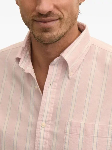 Keprová košile Brooks Brothers růžová