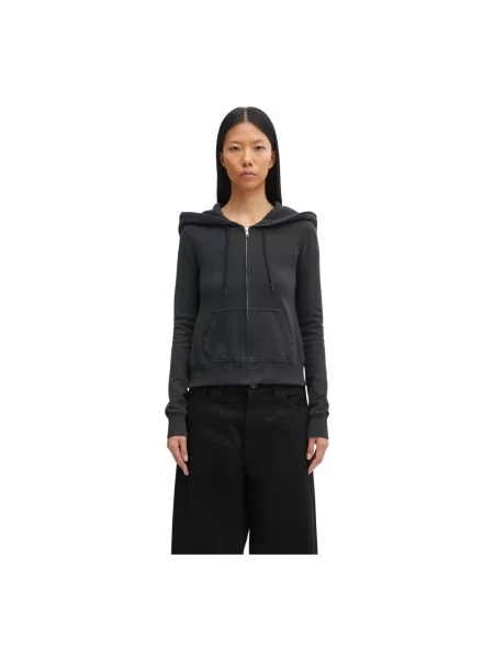 Maison Margiela bluza z kapturem gładka czarny