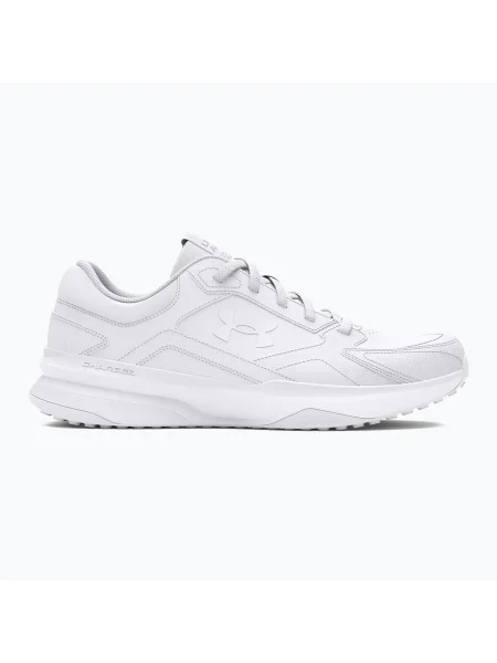 Under Armour Edge Leather alb/alb/alb pantofi de antrenament pentru femei alb
