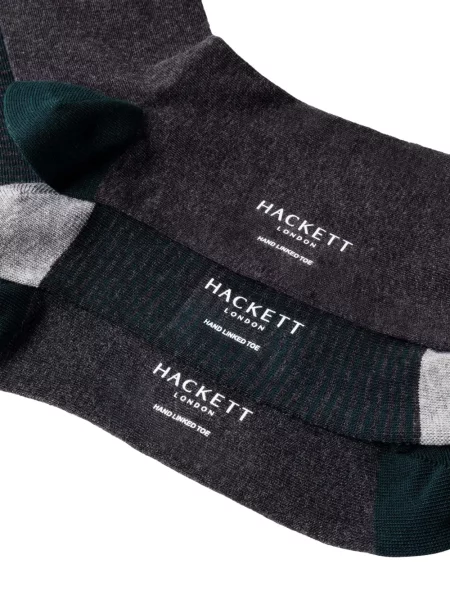 Șosete Hackett London cu dungi gri