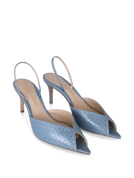 Pantofi cu toc Andrea Wazen slingback albastru