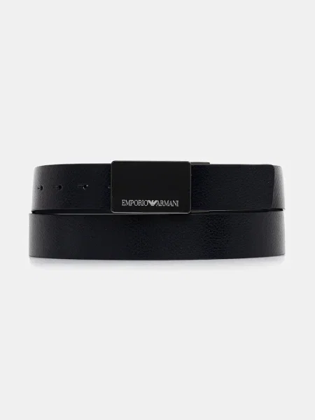 Emporio Armani usnjen pas modra