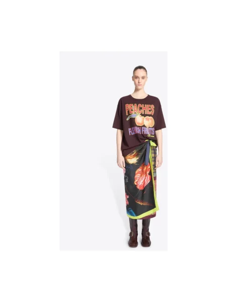 Koszulka Dries Van Noten z nadrukiem czerwona