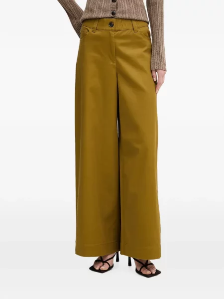 Pantaloni Sisley maro