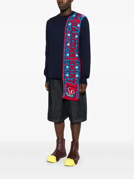Fular Comme Des Garçons Shirt albastru