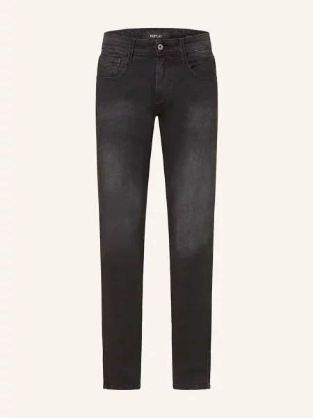 Replay Jeansy Anbass Slim Fit grau szare
