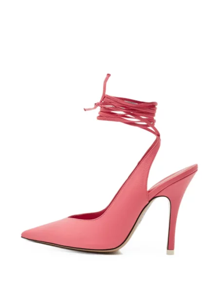 Pantofi cu toc The Attico plic roz