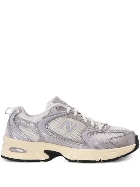 Geacă New Balance cu broderie argintiu