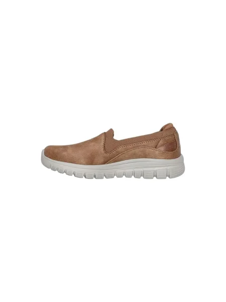 Slip on félcipő Skechers szürke
