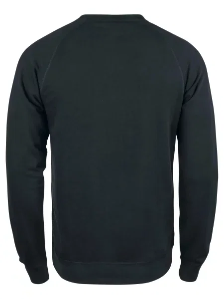 Clique Premium OC Roundneck bluza z bawełny organicznej z domieszką – czarna