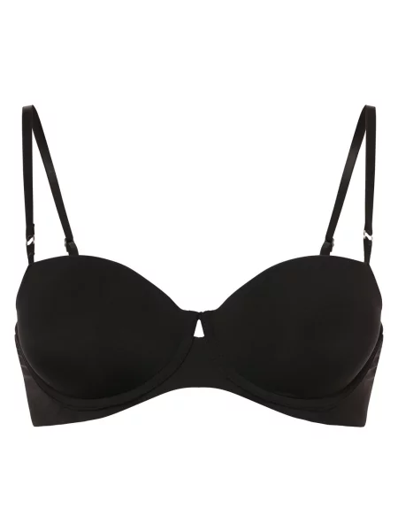 Calvin Klein biustonosz push-up Kobiety jednolity czarny