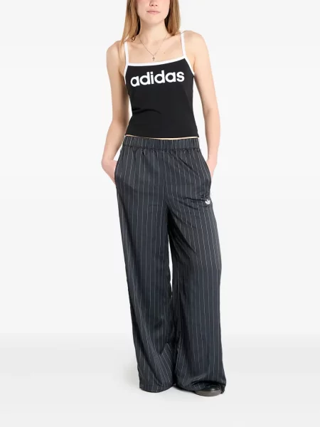 Top sport Adidas cu dungi de catifea cord tenis albastru