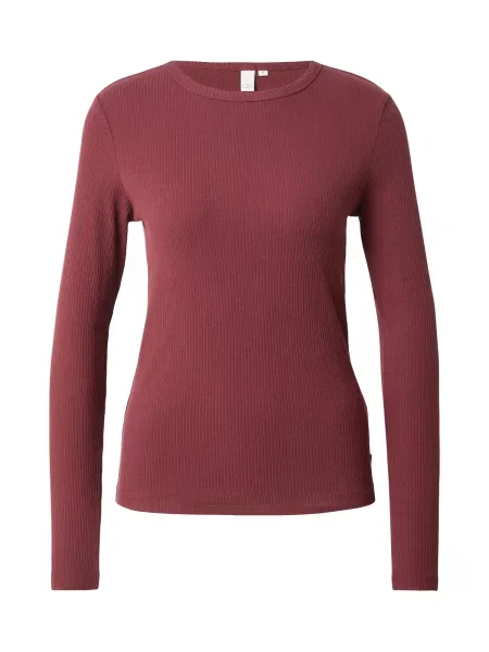 QS Tricou bordeaux roșu
