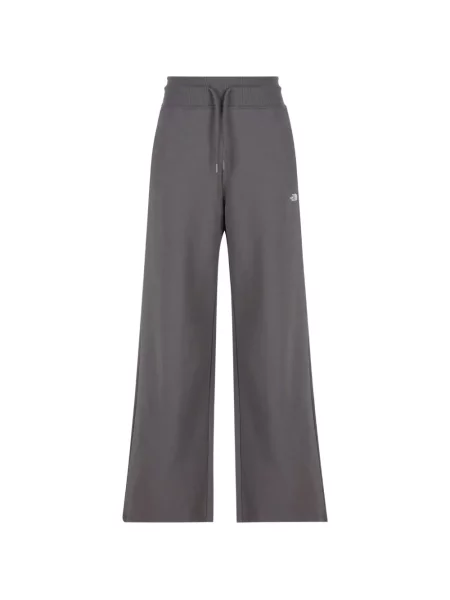 Pantaloni The North Face cu broderie gri