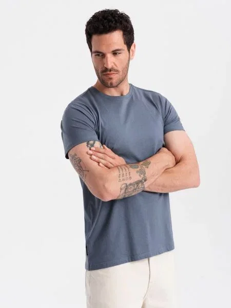 Tricou Ombre clasic albastru