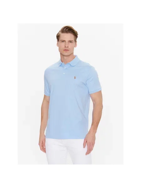Polo Ralph Lauren Polo marškinėliai Slim Fit mėlyna