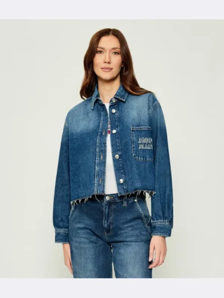 Joop! Jeans De blugi geacă Udela | Cropped Fit albastru