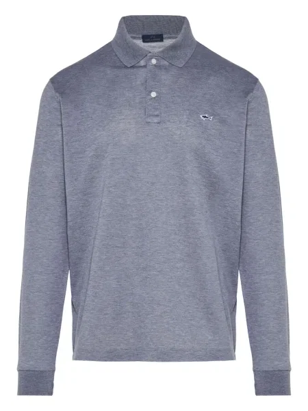 Polo Paul & Shark cu broderie gri
