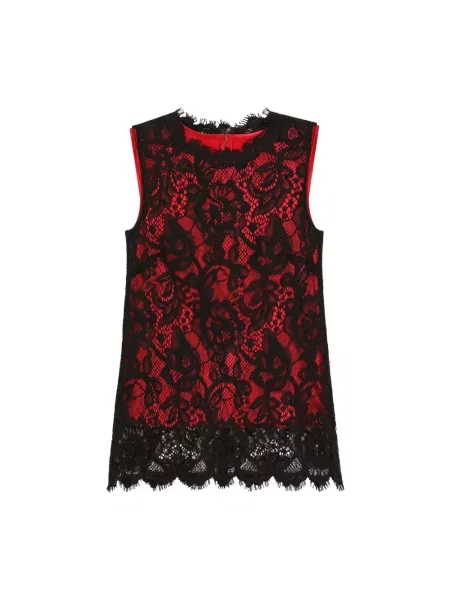 Bluzka Dolce And Gabbana czerwona