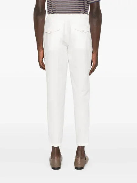 Pantaloni Yes London alb