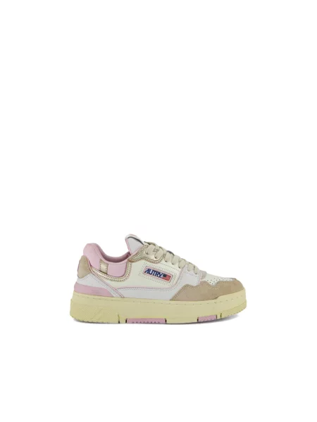 Sneakersy Autry zamszowe białe