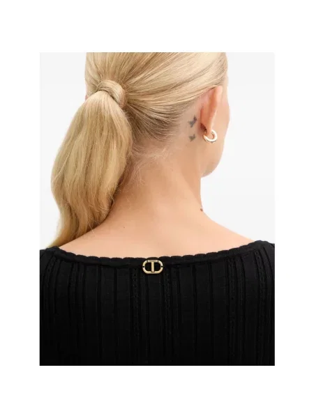 Sukienka midi Twinset czarna