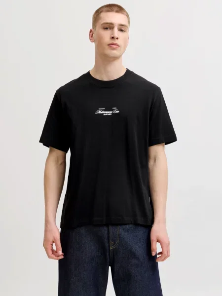 Jack & Jones Tricou Cassis Negru alb