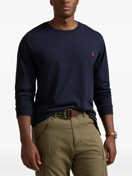 Șosete Polo Ralph Lauren cu broderie în carouri de flanelă verde