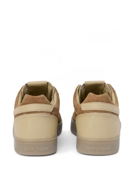 Fűzős szarvasbőr sneaker Palm Angels barna