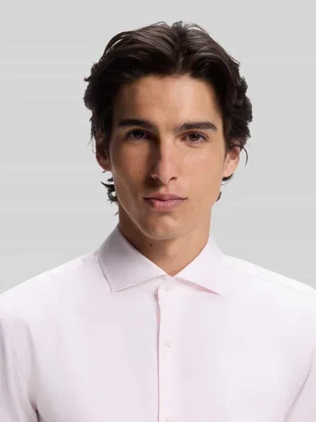 Koszula biznesowa o kroju slim fit z mieszanki bawełny model HANK-SP' Boss