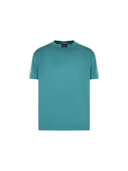Koszulka Emporio Armani z krótkim rękawem zielona