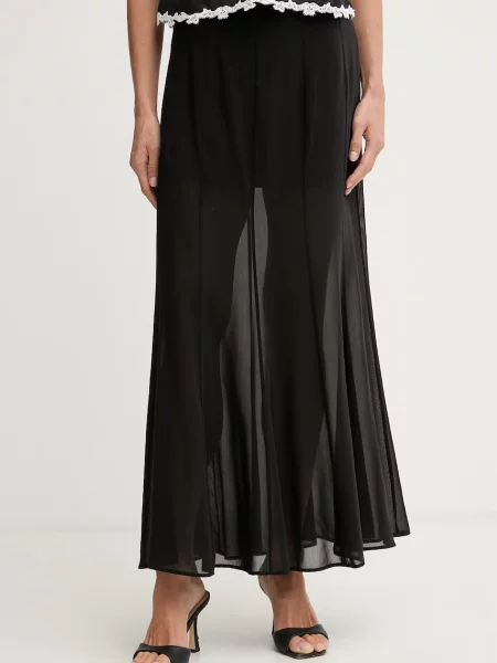 Pinko spódnica z bawełną czarna