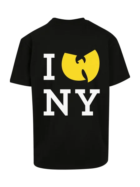 Mister Tee Póló Tang Loves NY citrom / fekete / fehér