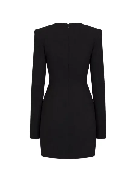 Lung rochie Dsquared2 drapată negru