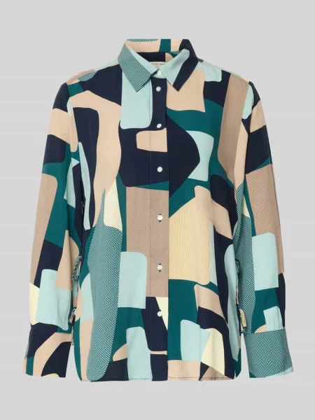 Koszula-bluzka o kroju relaxed fit z czystej Tom Tailor