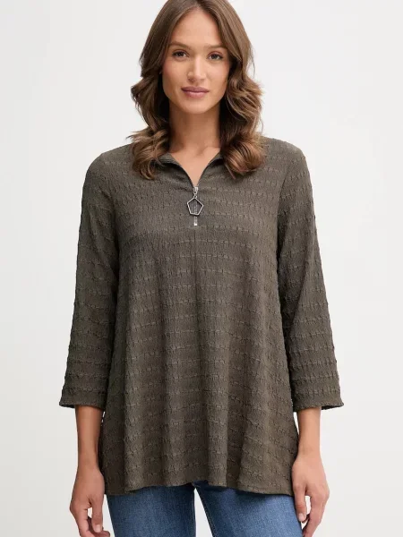 Joseph Ribkoff bluză uni verde