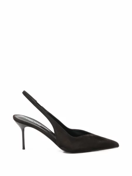 Pantofi cu toc Paris Texas slingback maro